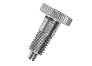 Knurled Knob Hand Retractable Spring Plungers - Stainless Steel: Non-Locking Handle, Imperial