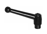 TE-CO 70582 Clamp Lever Size 1 Zinc Ball Style with Steel Insert, Screw and Spring tapped 1/4-20