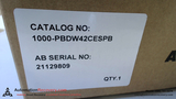 ALLEN BRADLEY 1000-PBDW42CESPB SER A, CONTROL PANEL, 24V AC/DC