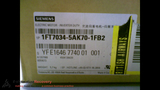 SIEMENS 1FT7034-5AK70-1FB2, ELECTRIC NATURAL AIR COOL SYNCH MOTOR