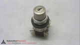 ALLEN BRADLEY 800T-H36 SERIES T ROTARY SWITCH 30.5MM, 2 POS LOCK CYLIN
