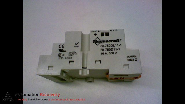 Magnecraft 70-750D11-1 Relay Base Socket 11-Pin 16 Amp 300V 