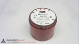 TELEMECANIQUE XVA-LC3-R RED STACK LIGHT BEACON BA15D, 7W MAX, 240V MAX