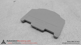 WEIDMULLER ZAP/TW 7, TERMINAL BLOCK END PLATE, BEIGE,1706110000