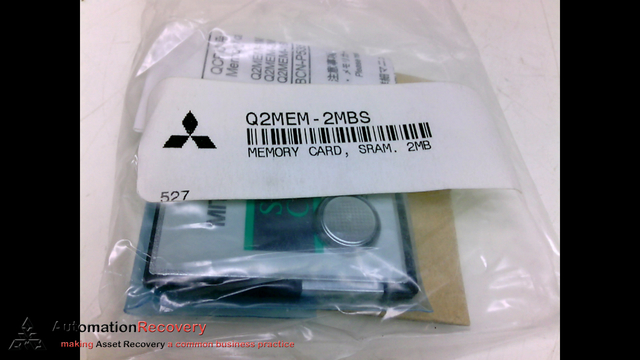 MITSUBISHI Q2MEM-2MBS MEMORY CARD, SRAM, 2MB - Automation Recovery