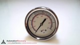 GEKKO , INC 312L-254E LMB ALL STAINLESS STEEL PRESSURE GAUGE