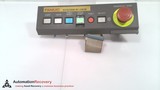 FANUC A05B-2450-C002, OPERATOR PANEL W/ EMERGENCY STOP