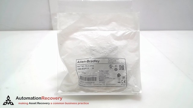 ALLEN BRADLEY 100-ESA11 SERIES A, AUXILIARY CONTACT BLOCK - Automation  Recovery