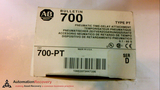 ALLEN BRADLEY 700-PT SERIES B PNEUMATIC TIME DELAY UNIT, ON / OFF DELA