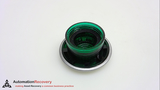 ALLEN BRADLEY 800T-N159G, PUSH-PULL ILLUMINATED CAP, 30MM, GREEN