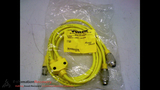 TURCK VB2RSC4.4T-2/2RKG4T-0.3/0.3/S1587 EURO FAST CABLE SPLITTER 4POLE