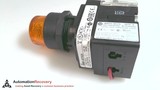 ALLEN BRADLEY 800HC-QRTH2A SER G, 30 MM PUSH BUTTON AMBER PILOT LIGHT