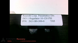 REXROTH 262-180-300-0 PRESSURE REGULATOR ATTACHED PRESSURE GAUGE