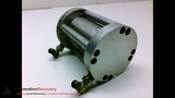 BIMBA FLAT-1 CYLINDER WITH ATTACHED PART NUMBER 3/8 INCH FITTING