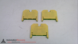SIEMENS 8WA1011-1PG11  TERMINAL BLOCK, GREEN/YELLOW, IEC