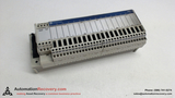 TELEMECANIQUE ABE7-S16S2B0 SOLID STATE RELAY BASE, 2 OUTPUT, 16 CHAN.