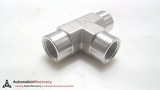 HAM-LET 101HSS1/2, FEMALE UNION TEE PIPE FITTING, 1/2