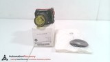 ALLEN BRADLEY 800HC-QRTH2Y SER G, 30 MM PUSH BUTTON YELLOW PILOT LIGHT