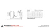 DESTACO WK400-50-6-A POWER CYLINDERS, ISO FIT, 50MM STROKE, W/ SENSORS