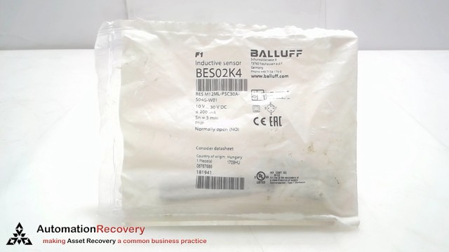 Balluff Induktivsensor BES02KJ M18ML-PSC50A-S04G-W – Gebraucht, Zustand A