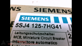SIEMENS 5SJ4 125-7HG41, MINIATURE CIRCUIT BREAKER, 25A, 1POLE, 240V,