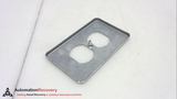 APPLETON FSK-1DR , STEEL DUPLEX RECEPTACLE COVER, 1 GANG