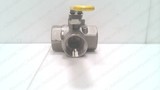 APOLLO 76-607-27A, 2 PIECE STANDARD PORT 3-WAY BALL VALVE
