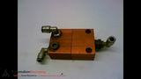 VACTRAP VT-1 VACUUM PUMP ATTACHED PART 90 DEGREE FITTING