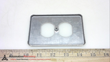 APPLETON FSK-1DR , STEEL DUPLEX RECEPTACLE COVER, 1 GANG
