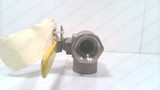 APOLLO 76-607-01 STAINLESS STEEL THREADED 3-WAY BALL VALVE