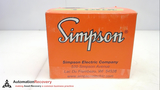 SIMPSON 17591, D.C. AMMETER, 1100V, 0-100 DCUA
