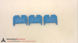 SIEMENS 8WA1011-1BF23, SENTRON THROUGH-TYPE BLUE TERMINAL BLOCK