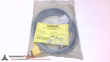 TURCK WKC 4.4T-1-RSC 4.4T/S622 CABLE, 1METER, MALE/FEMALE, STRAIGHT/ST