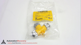 TURCK RSV-2RKV 49, T-JUNCTION, 4-POLE, MALE/FEMALE/FEMALE, 250V
