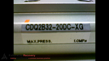SMC CDQ2B32-20DC-XG COMPACT PNEUMATIC CYLINDER 20MM BORE 32MM STROKE