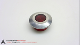 ALLEN BRADLEY 800T-N159R, PUSH-PULL ILLUMINATED RED CAP, 30MM, RED