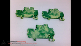 WAGO 870-107 GREEN/YEL TERMINAL BLOCK 2.5MM2