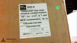SOLA ELECTRIC 63-23-210-8- CONSTANT VOLTAGE POWER CONDITIONER