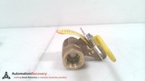 APOLLO 75-103-41, TWO-WAY BRONZE BALL VALVE, 1/2