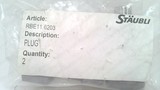 STAUBLI RBE11.6203, QUICK COUPLER HGIH PRESSURE FULL FLOW PLUG