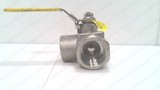 APOLLO 76-607-27A, 2 PIECE STANDARD PORT 3-WAY BALL VALVE