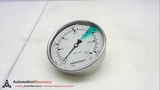 ASHCROFT 1008SL, LIQUID FILLABLE PRESSURE GAUGE, 100MM, PSI 0-300,