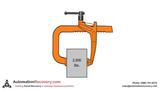 DESTACO T285-18 CARVER CLAMPS -- C-STYLE, HOLDING CAPACITY 2000 LBS.