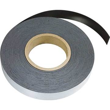 Mag-Mate MRA120X0100X100 Flexible Magnet Material with Adhesive, 0.120 x 1 x 100