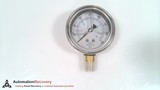 PIC GAUGE PRO-201L-254F, INDUSTRIAL PRESSURE GAUGE, 2 1/2