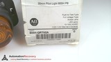 ALLEN BRADLEY 800HC-QRTH2A SER G, 30 MM PUSH BUTTON AMBER PILOT LIGHT