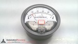 DWYER 2001AV DIFFERENTIAL PRESSURE GAUGE 102044-10 2001AV