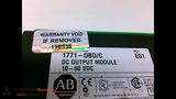 ALLEN BRADLEY 1771-OBD , SERIES C OUTOUT MODULE 8AMP SERIES C