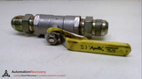 APOLLO 96-104-01 STAINLESS STEEL THREADED 2 WAY BALL VALVE