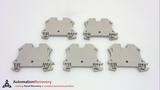 WEIDMULLER WDU 4   TERMINAL BLOCK,  FEED THROUGH,  4 MM